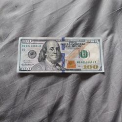 2013 Trinary 100 Dollar Bill