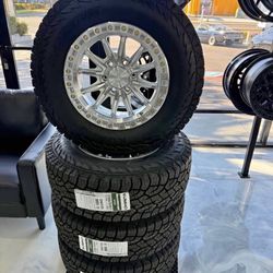 17x9 Off Road Wheels LT 265-70-17 Kumho AT52 financing available