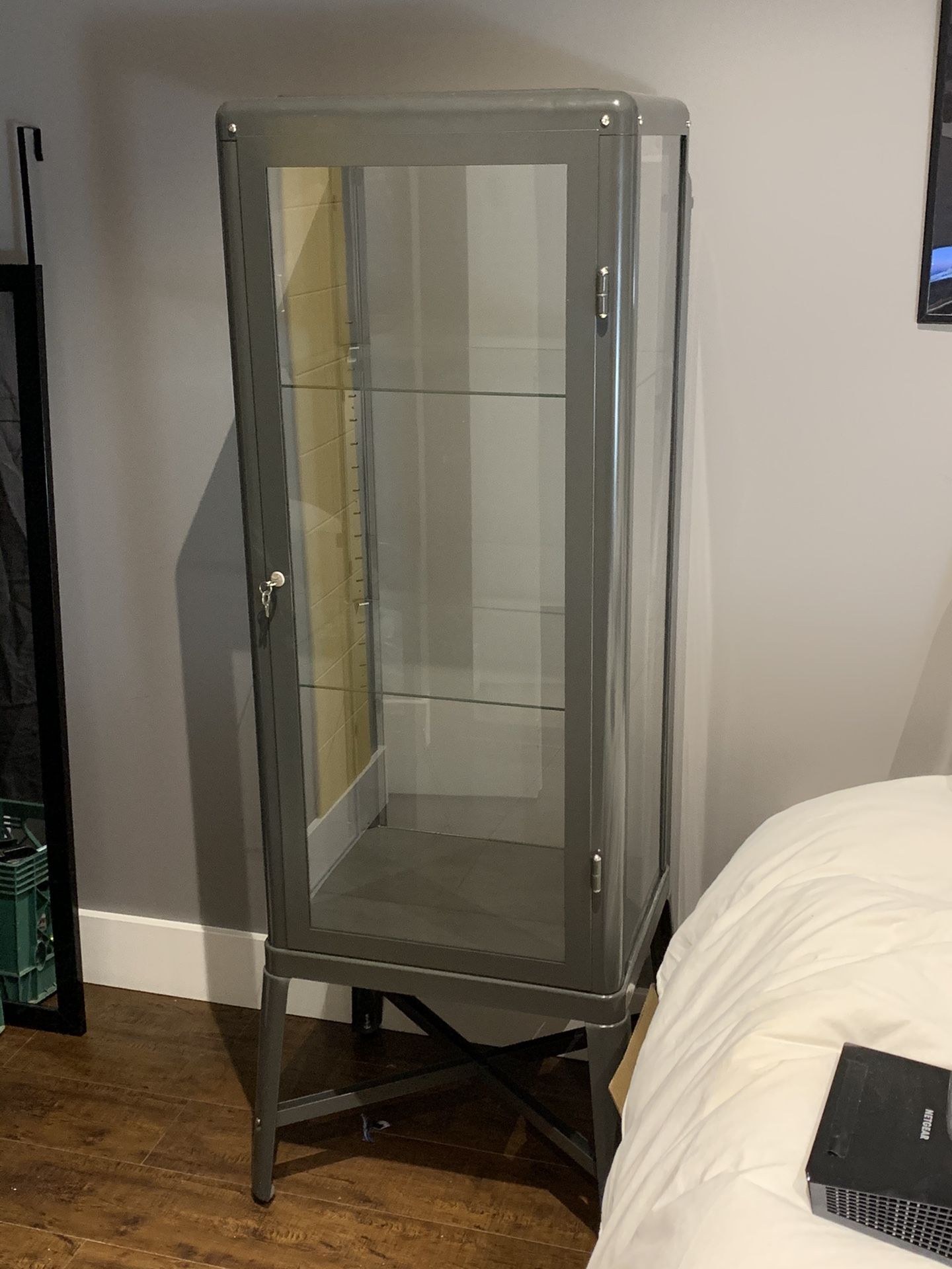 IKEA FABRIKÖR Locking glass cabinet