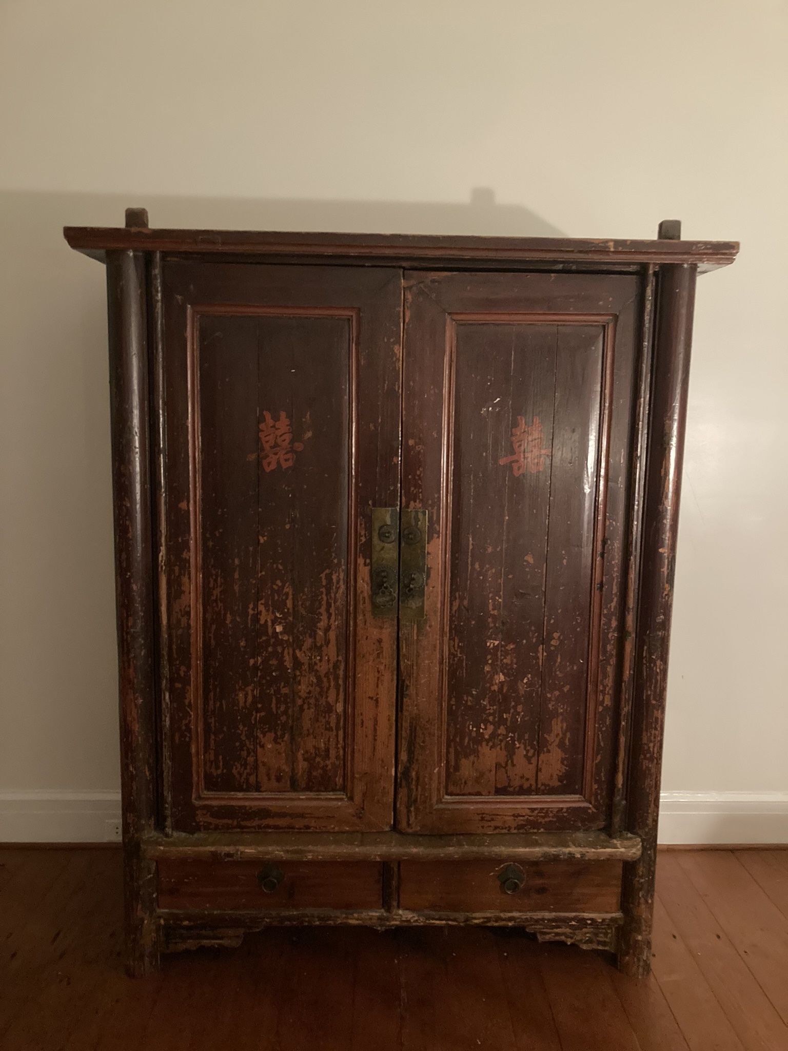 Antique Media Cabinet