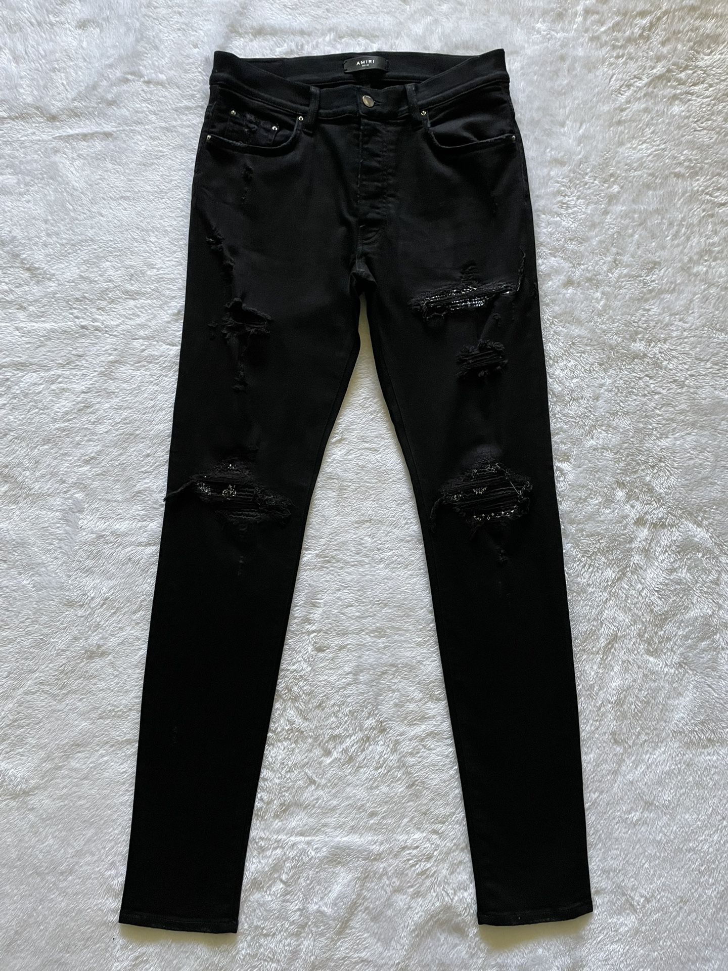 Amiri Mx1 Jeans Black 'Bandana'