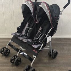 Keep Scout double stroller- Lunar burgundy 