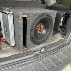 American Bass XD 15” Sub And Amp