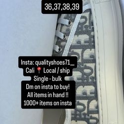 Dior Women’s Grey Low top Converse 