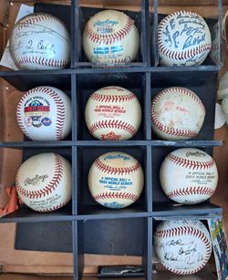 Vintage shined baseball.