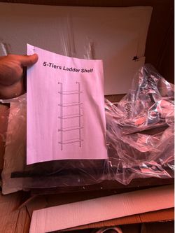 Brand New 5-Tier Ladder Shelf