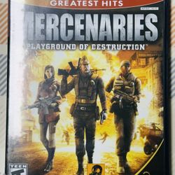 Mercenaries: Playground of Destruction (PlayStation 2, PS2) Complete W/Manual