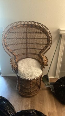 Vintage Straw Chair