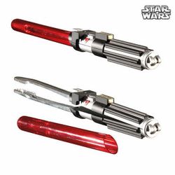 Star Wars Darth Vader Lightsaber Barbeque BBQ Tongs 23” w/Sound effects & Cover