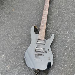 LTD ESP 7 String Locking Tuners Black Hardware 