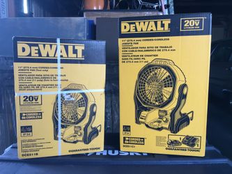 Dewalt 20v Job site Fan.
