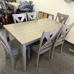 Dining Table With 6 Chairs 