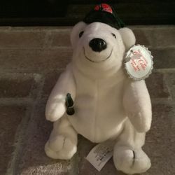 New With Tag Vintage Collectible Coca Cola Bean Bag Plush 