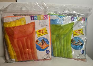 Intex Economat Float Rafts Adult Swimming Fun 2 Floats Per Pack Sold Separately