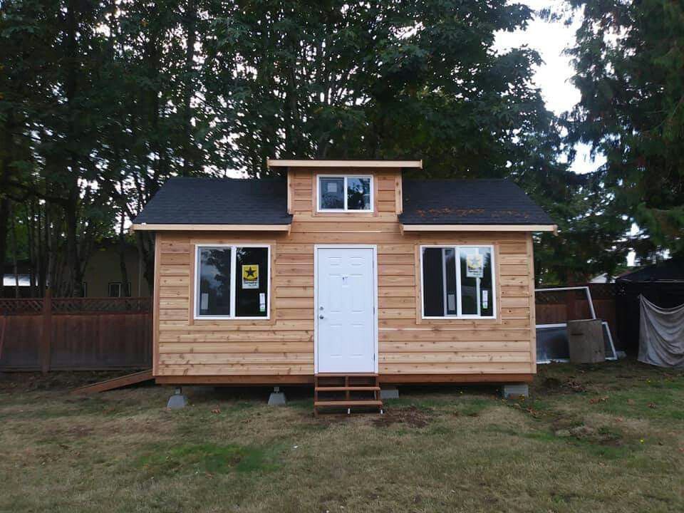 16x20 cedar custom built shed