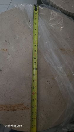 Large Round Stone tops, please see picture s for additional measurements.