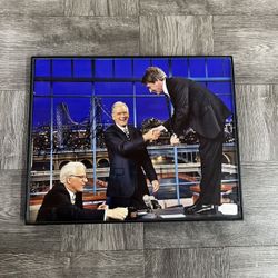 Signed Picture Featuring David Letterman, Martin Short, And Steve Martin