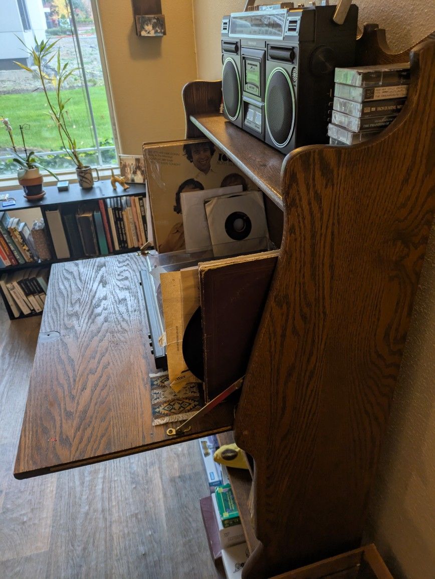 Wooden Hutch Vintage