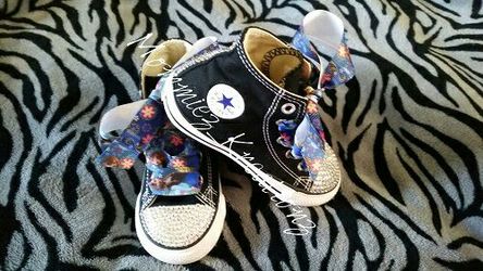 Swarovski Blinged Converse ANY THEME