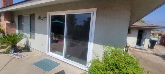 69 1/2 X 79 1/2 Vinyl Sliding Patio Door