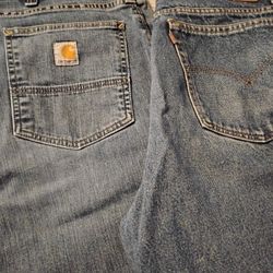 Levi And Carrhart Men Jeans 