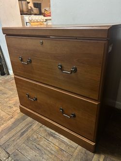2-Drawer Wood Lateral File Cabinet