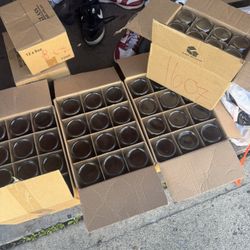 Mason/Glass jars W Lids 