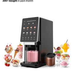 Brand new Ice Cream Maker & 10-in-1 Frozen Treat Maker, 20 oz 1 Pint, Mix-In + Re-Spin for Creamy Texture, Gelato, Sorbet, Slushie, Frozen Yogurt & Sm