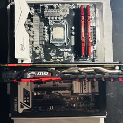 Motherboard/Cpu/Gpu/Ram Combo