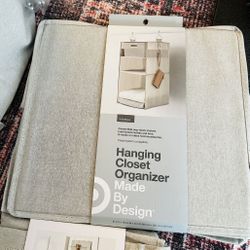 NEW Hanging Closet Organizer —New In packaging 