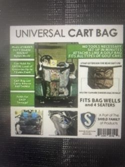 Golf Cart Grocery/misc) Bag