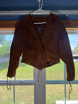 Vintage Adventure Bound by Wilsons Suede Fringe Western Jacket - Women’s L