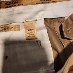 Roundtree & Yorke Gold Label Dress Pants 36 x 30