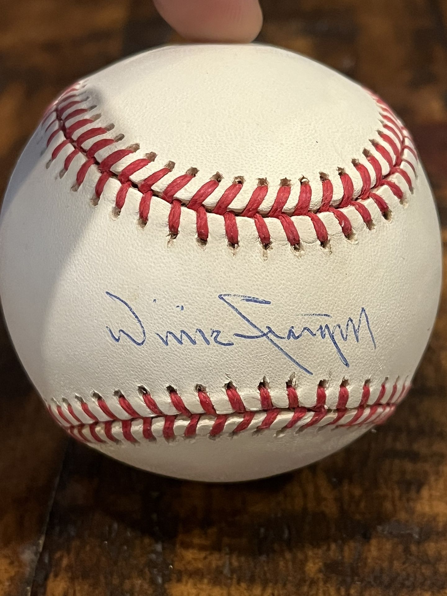 Signed Baseballs Willie Stargell Bob Feller