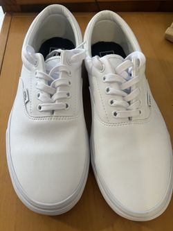 White Vans Size 10.5