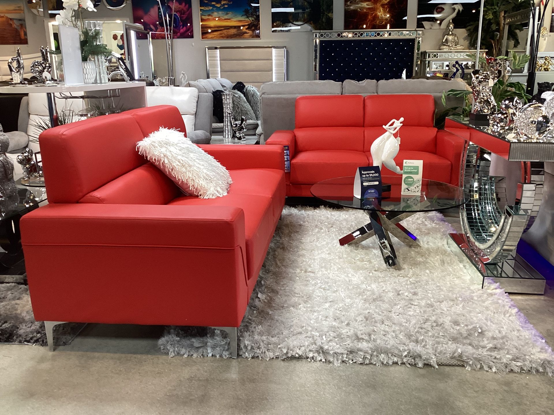 Beautiful Furniture Sofa Loveseat On Sale Now For $699