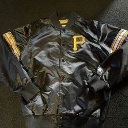 Pirates Starter Bomber Jacket W/ Hoodie