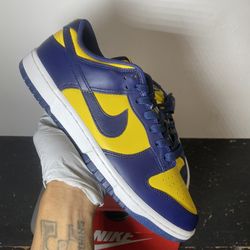 Size 10- Nike Dunk Low Michigan (2021)