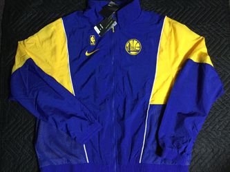 Warriors Nike windbreaker