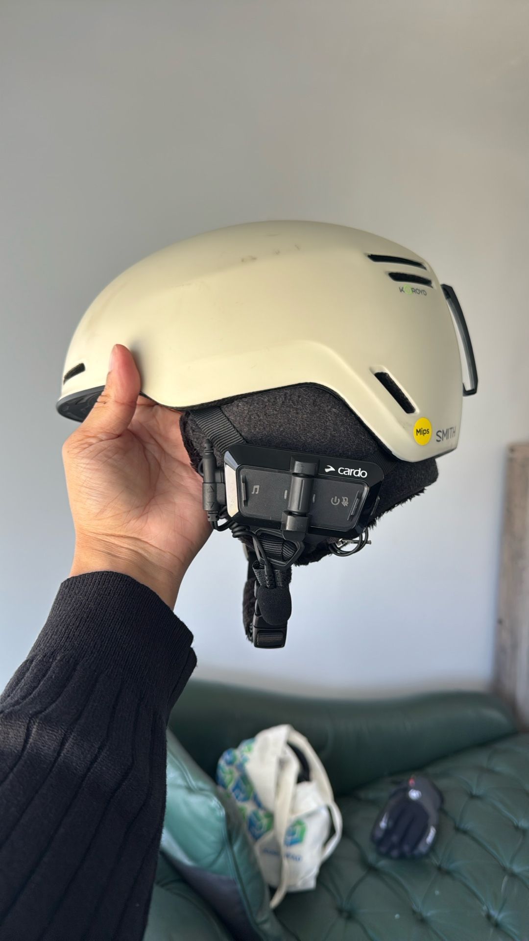 Smith Snowboarding Helmet With Cardo