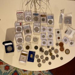 Coin Collection For sale Piece By Piece Morgan Silver Gold Pamp Ben Frank