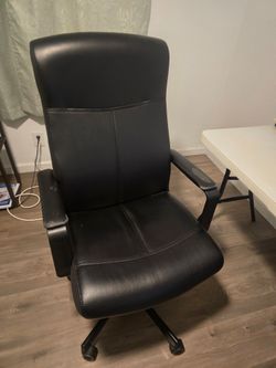 Leather desk chair