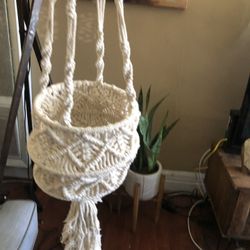 Boho  Chic Macrame Plant Holder