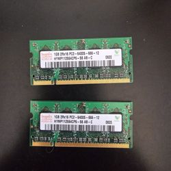 Hynix HYMP112S64CP6-S6 PC2-6400 DDR2-800 2GB SO-DIMM DDR2 RAM Untested