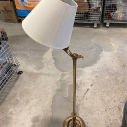 Vintage Brass Floor Lamp 