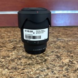 Camera Optics Lens Sony Sel2870