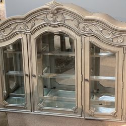 New China hutch with cabinet floor model
