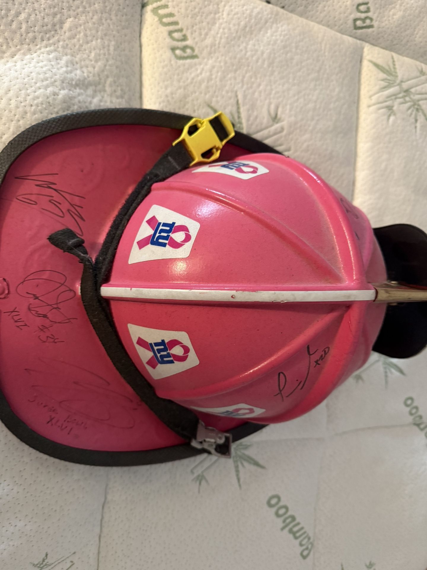 Breast Cancer Fire Helmet
