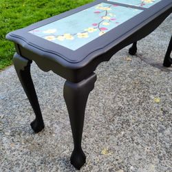 Solid Wood Sofa Table/ Entry Table