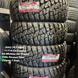 31x10.50/15 LT Landspider M/T New Set of Tires Installed and Balanced Set de Llantas Nuevas Instaladas y Balanceadas